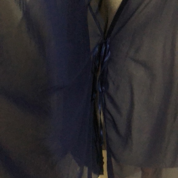 Frederick’s of Hollywood sheer blue robe, size L - Picture 9 of 14